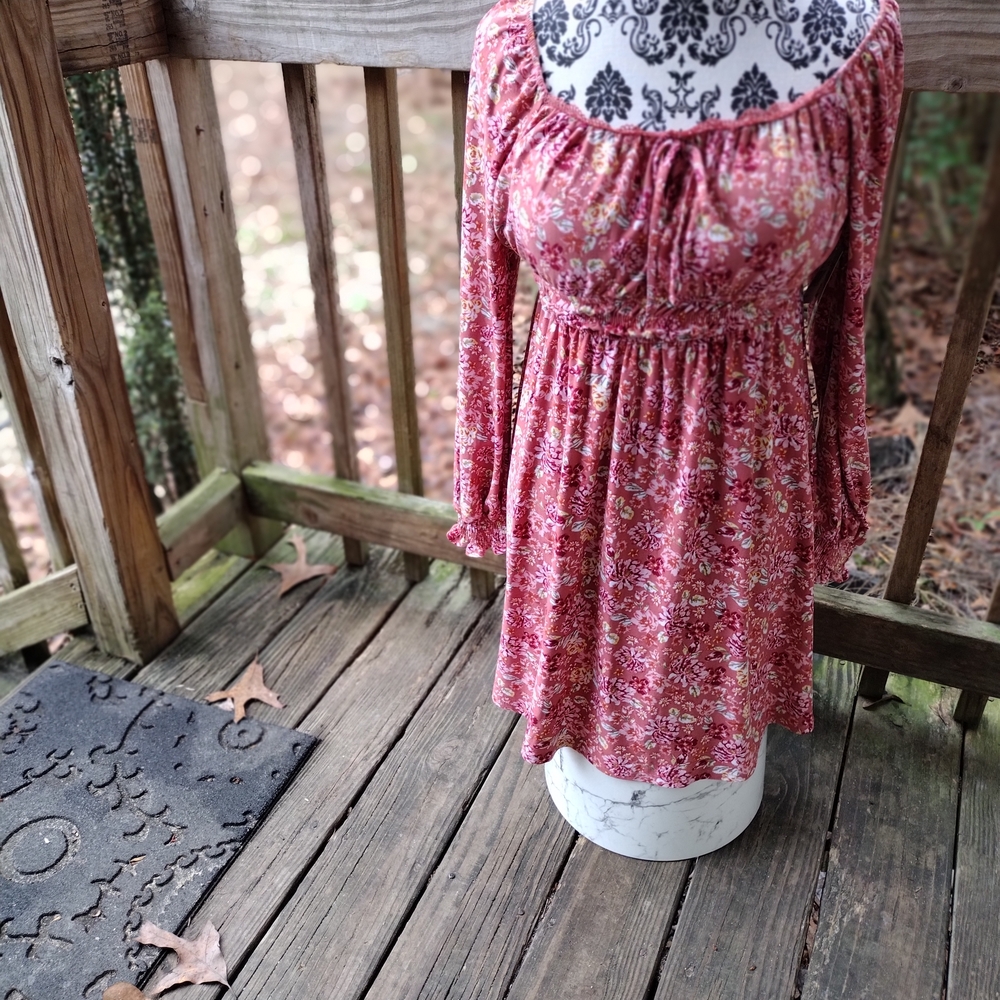 Derek Heart Pink Floral Dress
